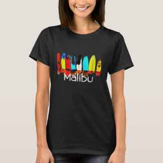 Malibu California Surfing T Shirt