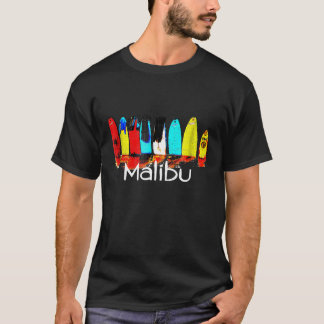 Malibu California Surfing T Shirt