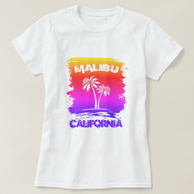 Malibu California T-Shirt (Design framsida)