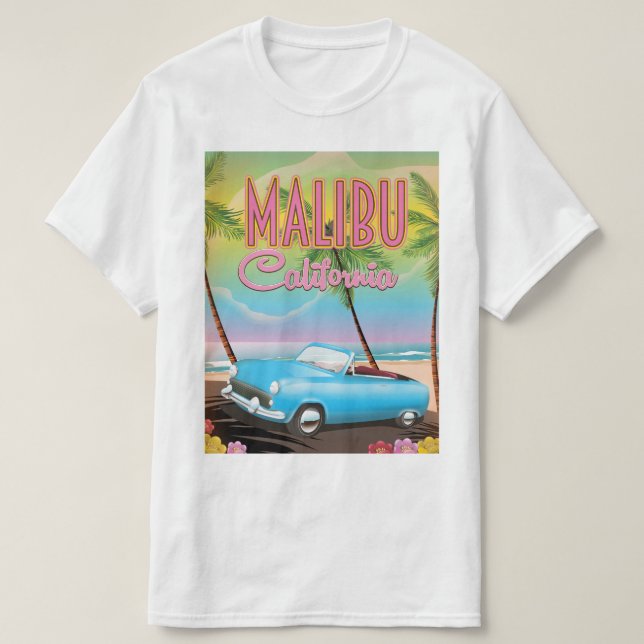 Malibu California T Shirt (Design framsida)