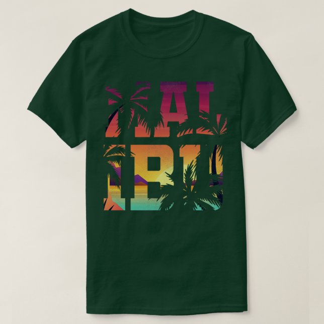 Malibu California T Shirt (Design framsida)