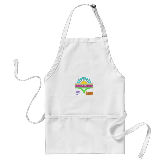 "Malibu Colorful 1" Apron Förkläde (Framsidan)