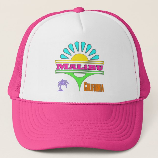 "Malibu Colorful 1" Hatt Keps (Framsida)