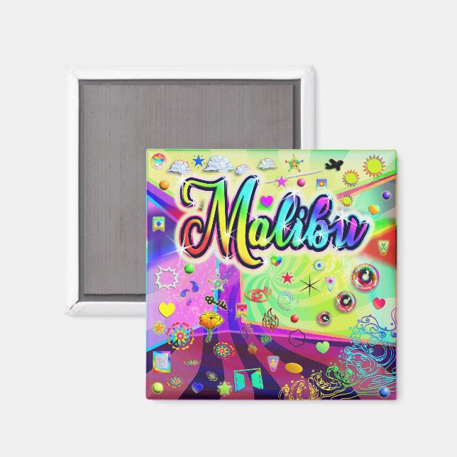 Malibu Coola Energy Magnet (Front/Back)