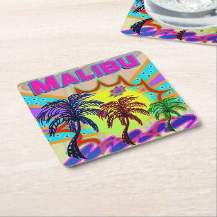Malibu EExternal Underlägg Papper Kvadrat