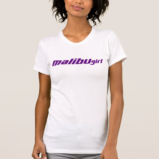 Malibu flickalilor tee (Framsida)