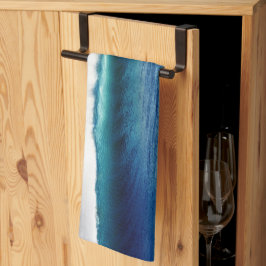 Malibu Gem Blue Jewel Wave Tea Towel Kökshandduk