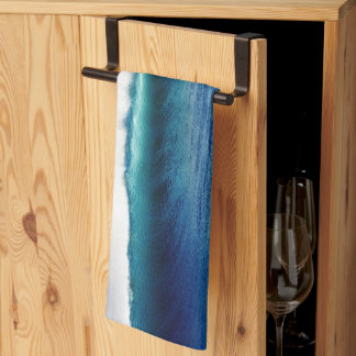 Malibu Gem Blue Jewel Wave Tea Towel Kökshandduk