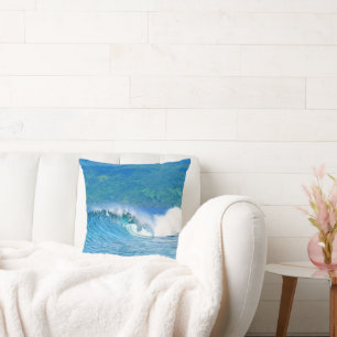 Malibu Gem Fiji Wave Cotton Pillow Kudde