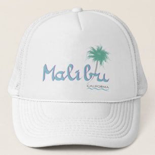 Malibu grafisk som CA är kall Truckerkeps