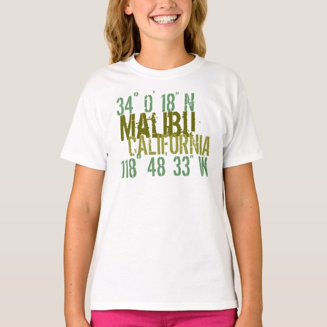 Malibu inställning t shirt (Framsida)