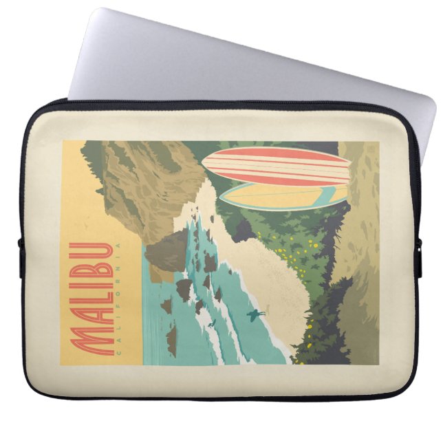 Malibu, Kalifornien Laptop Fodral (Framsidan)