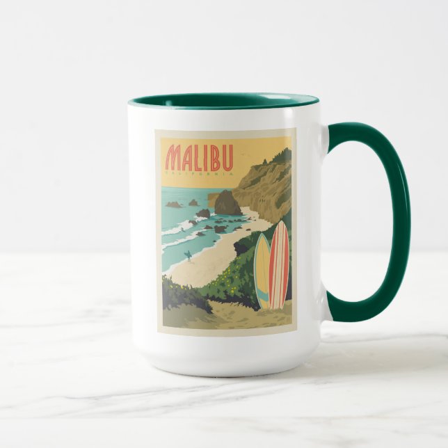 Malibu, Kalifornien Mugg (Höger)