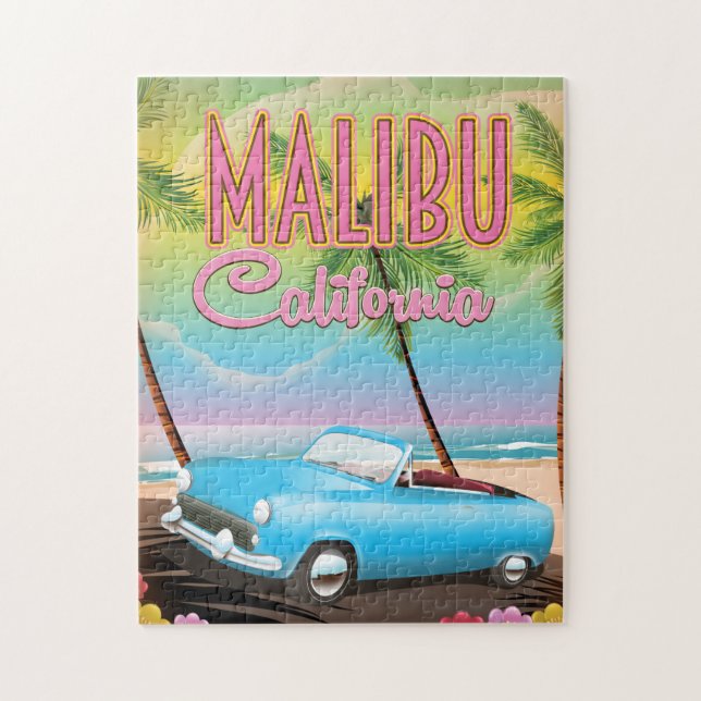 Malibu Kalifornien Pussel (Vertikal)