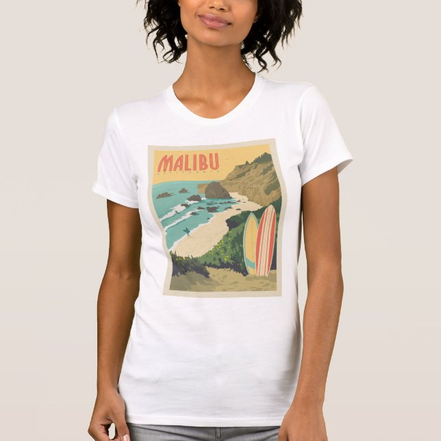 Malibu, Kalifornien T Shirt (Framsida)
