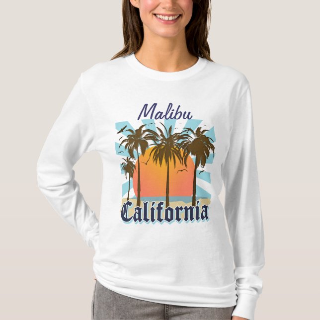 Malibu Kalifornien Tee (Framsida)