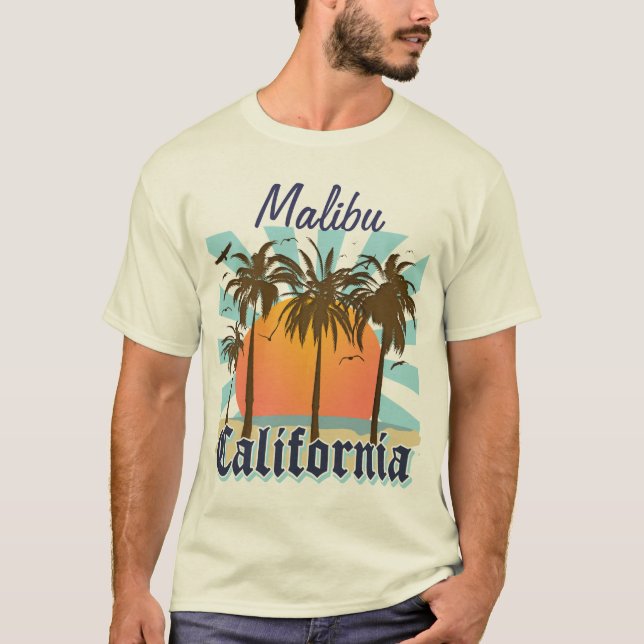 Malibu Kalifornien Tee (Framsida)