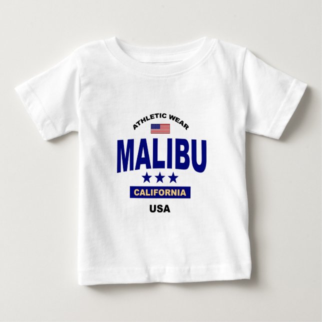 Malibu Kalifornien Tee Shirt (Framsida)