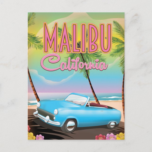 Malibu Kalifornien Vykort (Framsida)