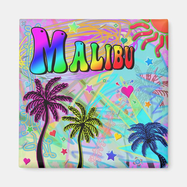 Malibu Livlig Romantik Magnet (Framsidan)