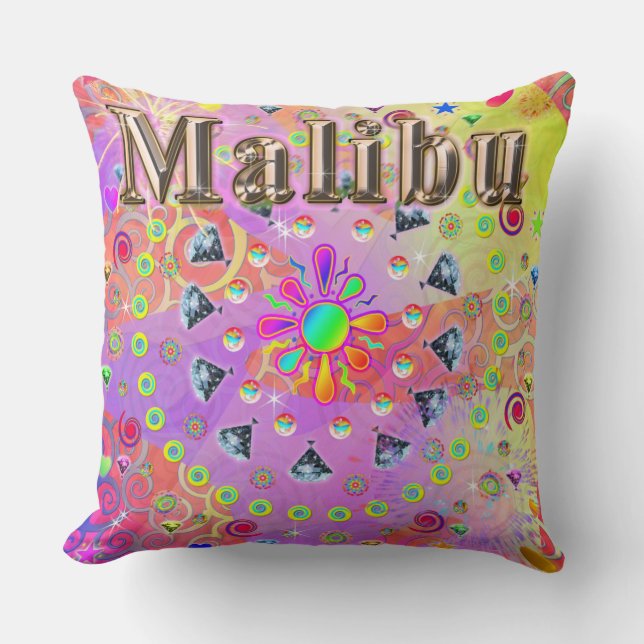 Malibu Lucky Golden Pillow Kudde (Framsida)