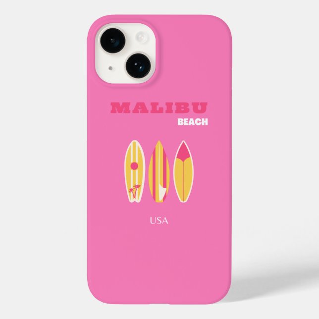 Malibu, Malibu Beach, Kalifornien, Preppy, Rosa (Baksida)