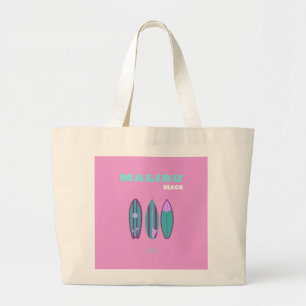 Malibu, Malibu Beach, Kalifornien, Preppy, Rosa Jumbo Tygkasse