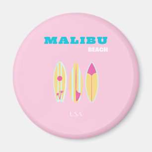Malibu, Malibu Beach, Preppy, Preppy Girl, Rosa Magnet