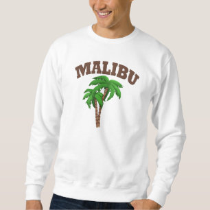 Malibu med Handflatan Träd Lång Ärmad Tröja