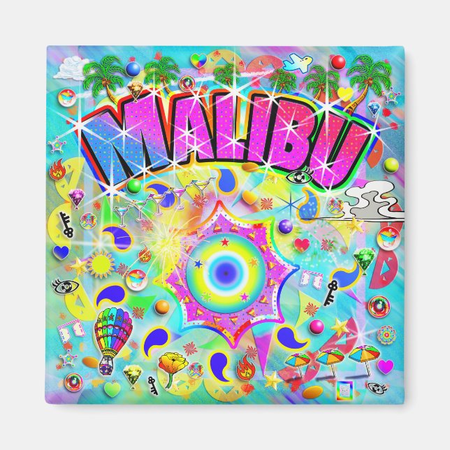 Malibu Mystic Dans Magnet (Framsidan)