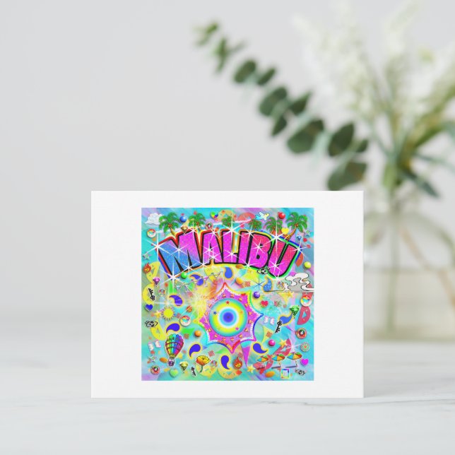 Malibu Mystic Dans Vykort (Stående Fram)