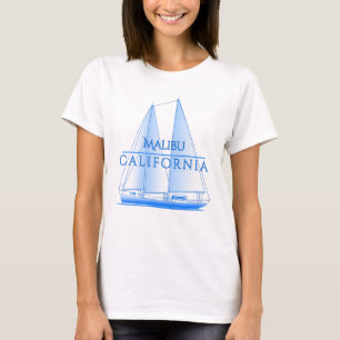 Malibu Nautisk kustsjöfarare T Shirt