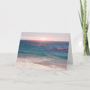 Malibu Ocean Dreams Färg of Sea Note Card Kort