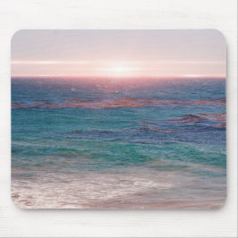 Malibu Ocean Sunset Beach Art Mouse Pad Musmatta