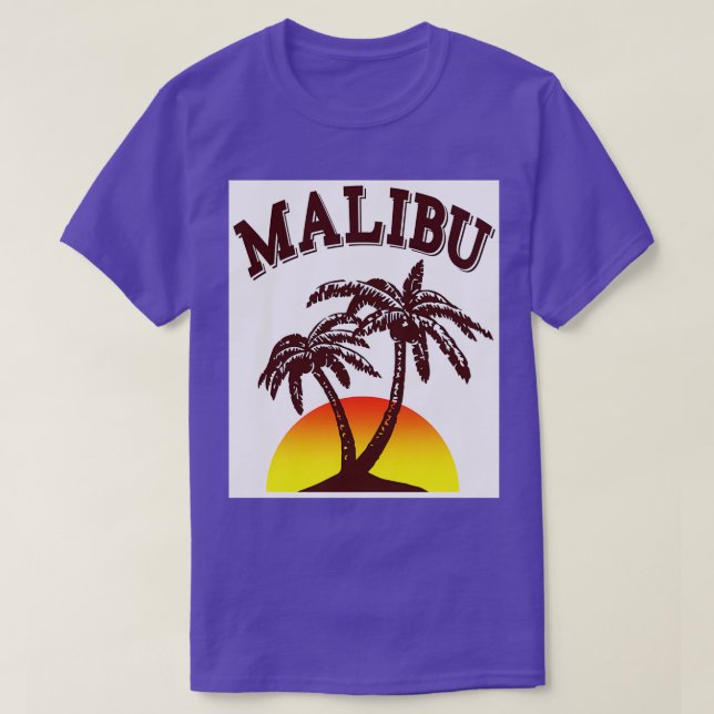 Malibu Rum Gift Halloween Day Thanksgiving Christm T Shirt (Design framsida)