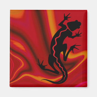 "Malibu Salamander" av Cheryl Daniels Magnet