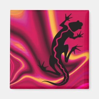 "Malibu Salamander" av Cheryl Daniels Magnet