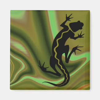 "Malibu Salamander" av Cheryl Daniels Magnet