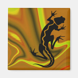 "Malibu Salamander" av Cheryl Daniels Magnet