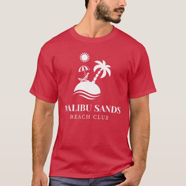 Malibu Sands Beach club vänner T Shirt (Framsida)