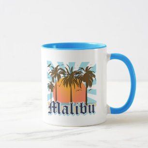 Malibu strand Kalifornien CA Mugg