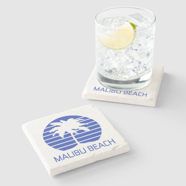 Malibu Strand Kalifornien Stenunderlägg (Sidan)