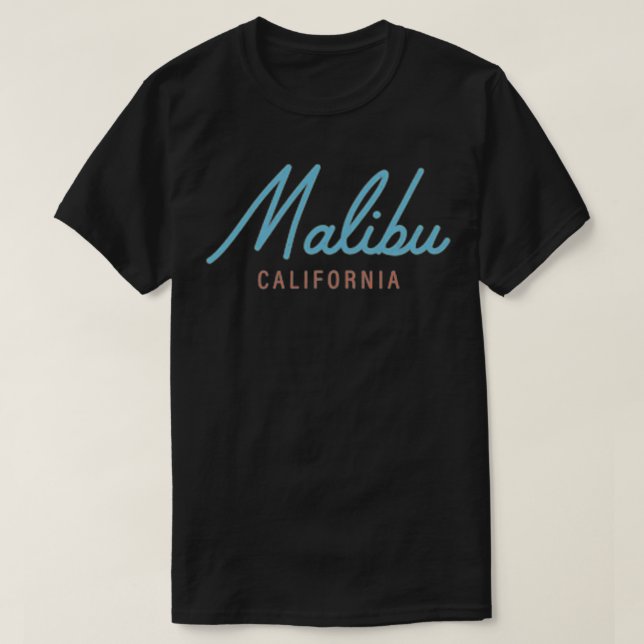 Malibu Sunset T Shirt (Design framsida)