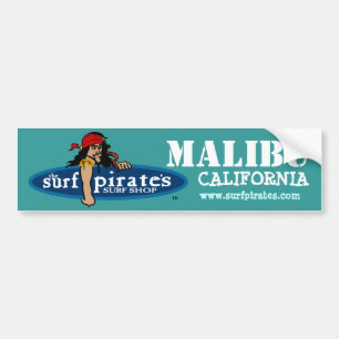 Malibu surfa shoppar bildekalet bildekal