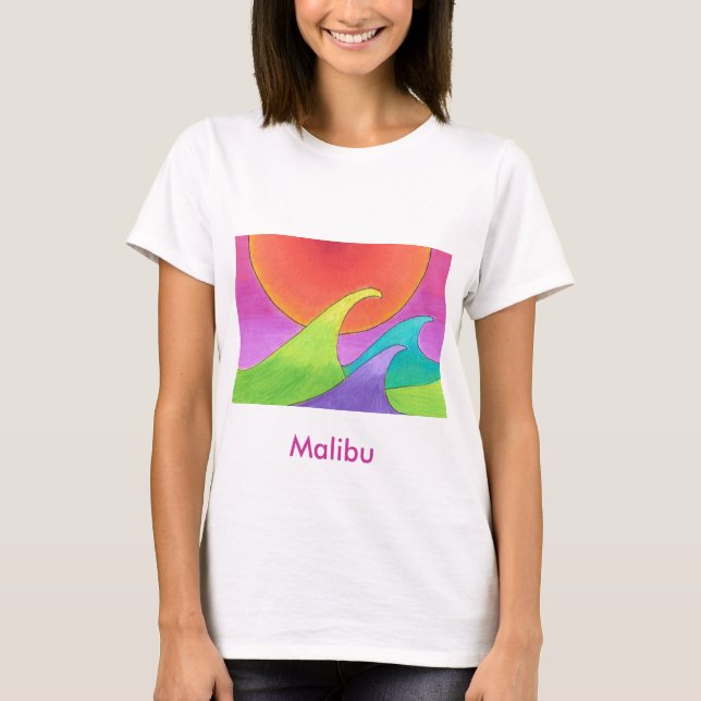 Malibu Tee Shirt (Framsida)