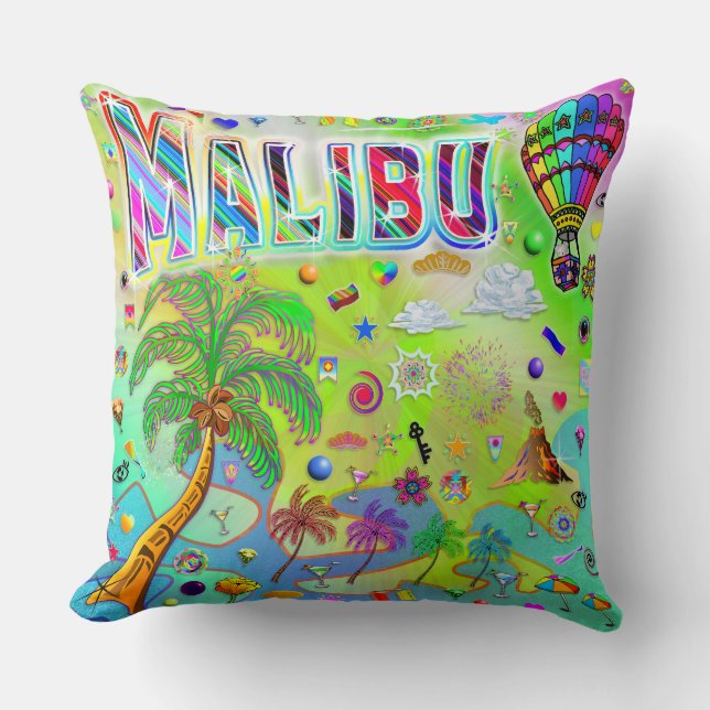 Malibu Timless Melody Pillow Kudde (Framsida)