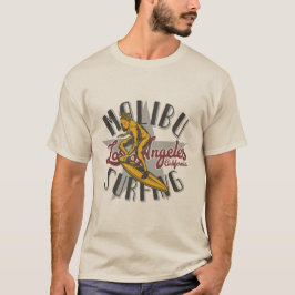 Malibu Vintage Surfa Design T Shirt