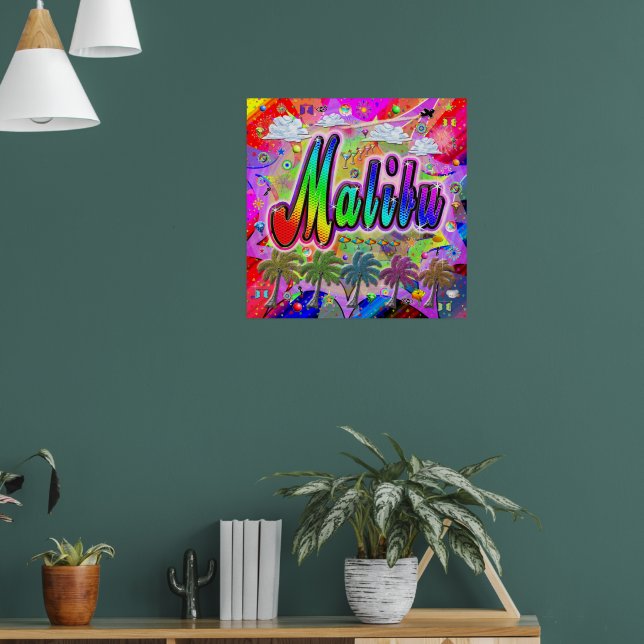 Malibu Vista Express Poster (Vardagsrum 1)