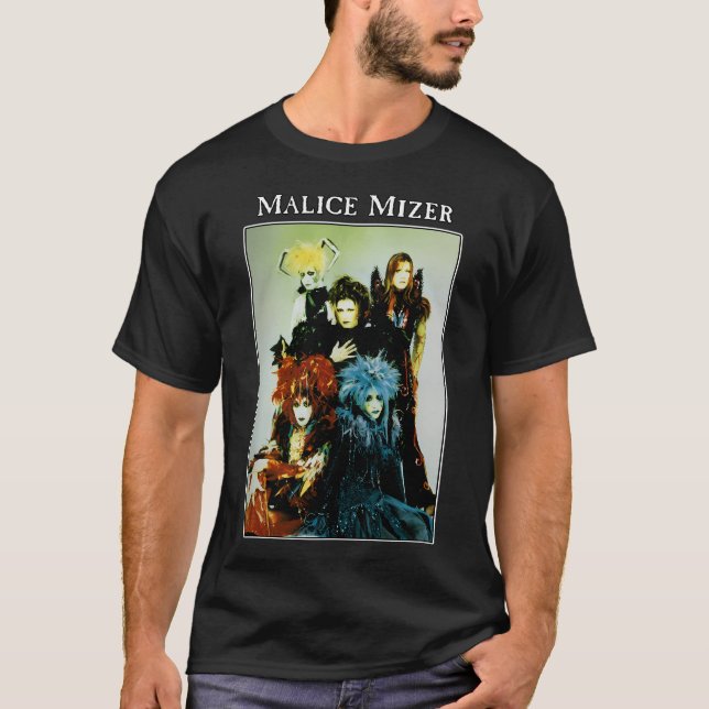 Malice Mizer - Merveilles Era Band Bild T Shirt (Framsida)