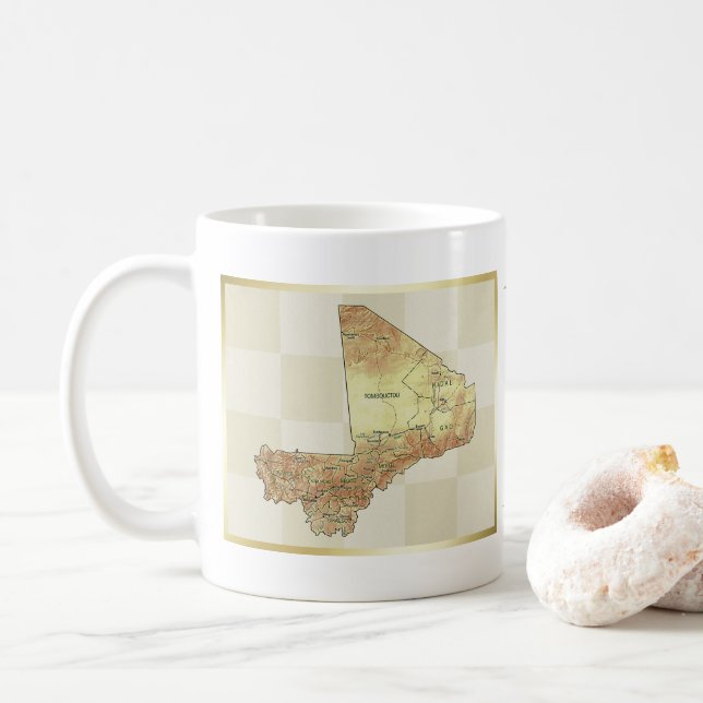 Maliflagga + kartmugg kaffemugg (Med munk)